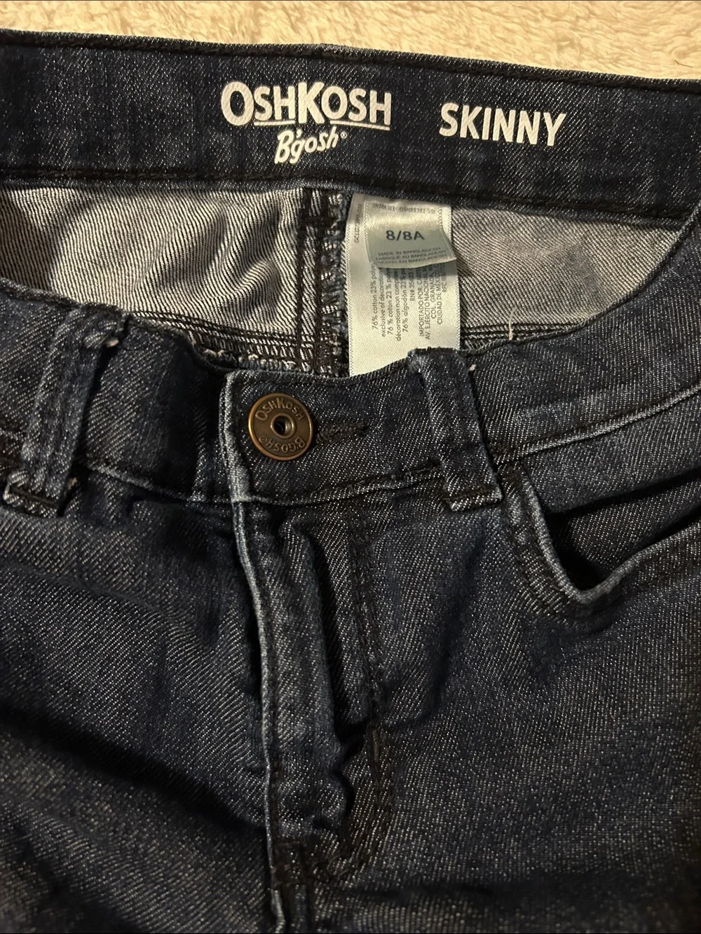 OshKosh B'gosh Men's Dark Blue Skinny Jeans